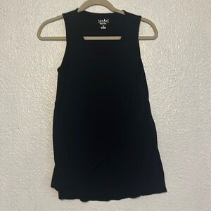 Isabel Maternity nursing black, tank top size extra small